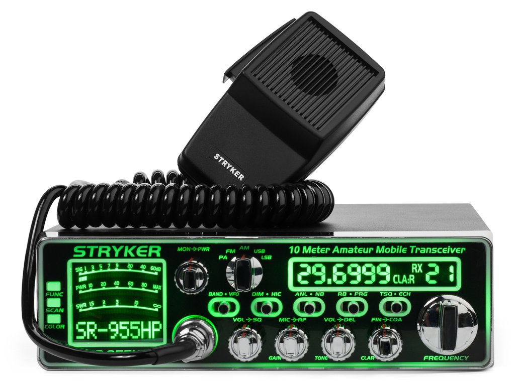 10-Meter Amateur Mobile Transceiver, SR-955HPC, from Stryker Radios
