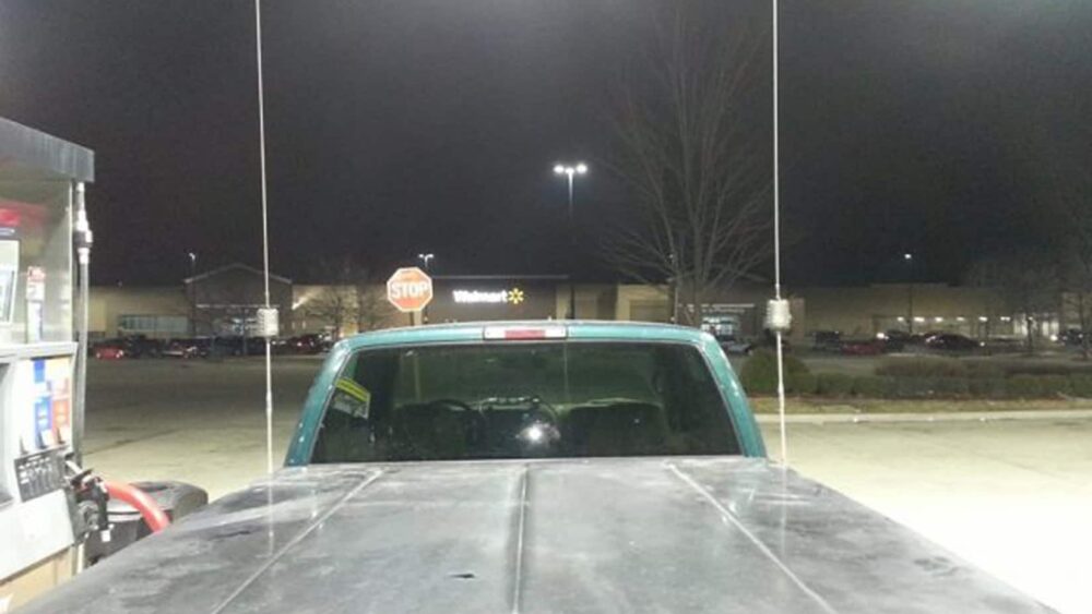 I put a massive radio antenna on my car and this happened