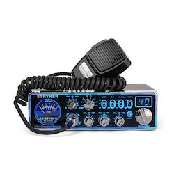 Strykerradios 497hpc with a microphone and 7-Multi-color-display.